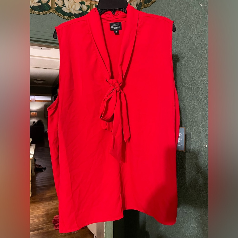 ABBOT ELEMENTARY SLEEVELESS TOP — SIZE 2X